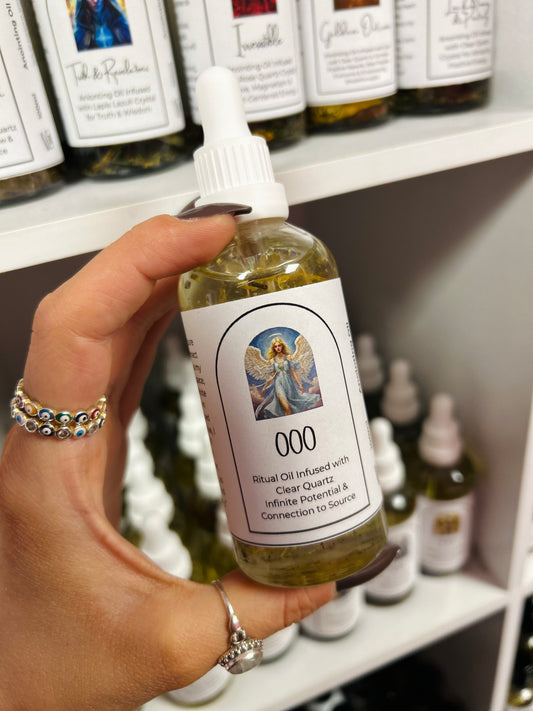 000 Angel Number Spell Oil - Infinite Potential & Divine Connection