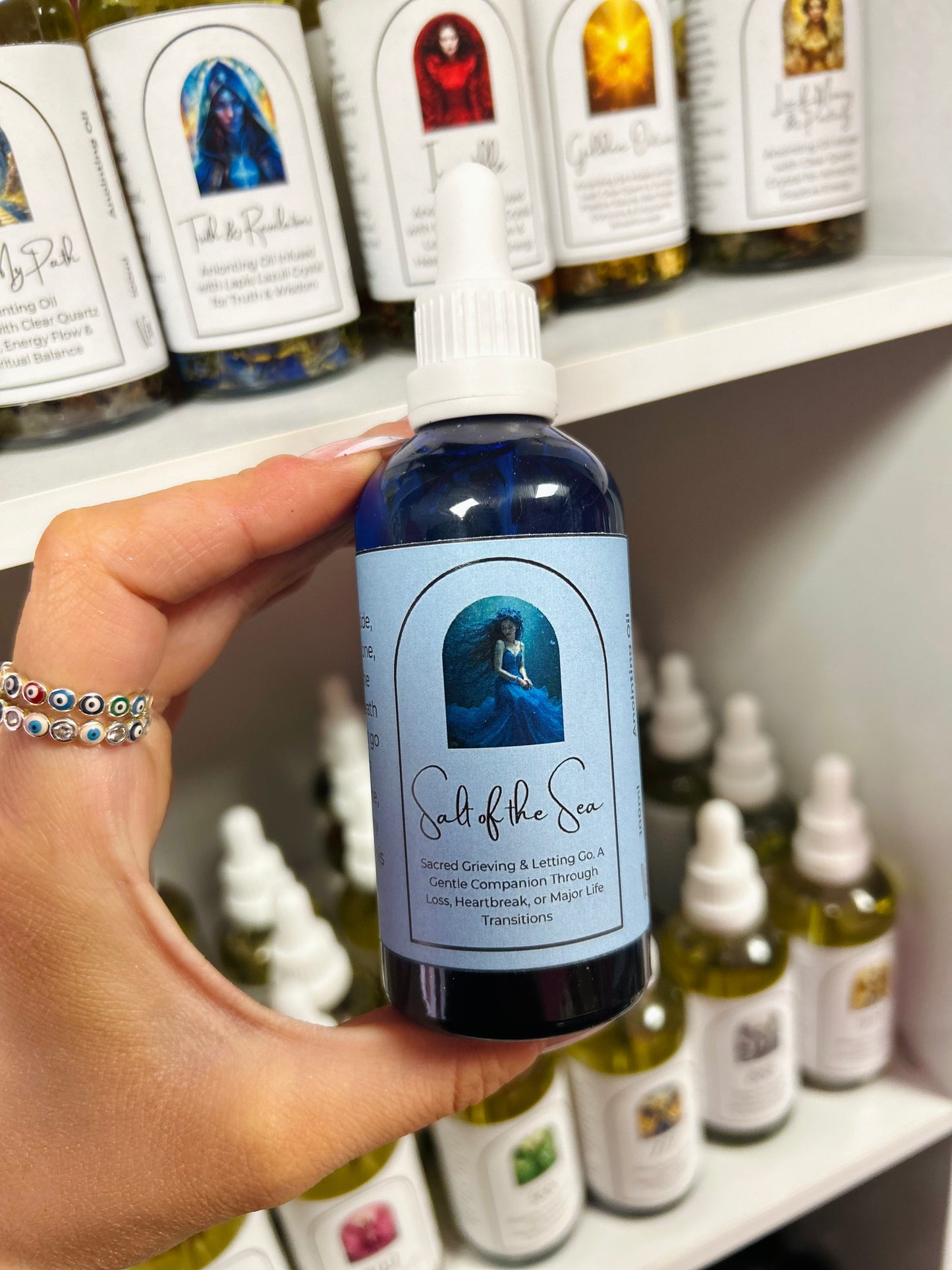 Salt of the Sea Ritual Oil – Gentle Spell Oil for Sacred Grieving, Emotional Release & Letting Go