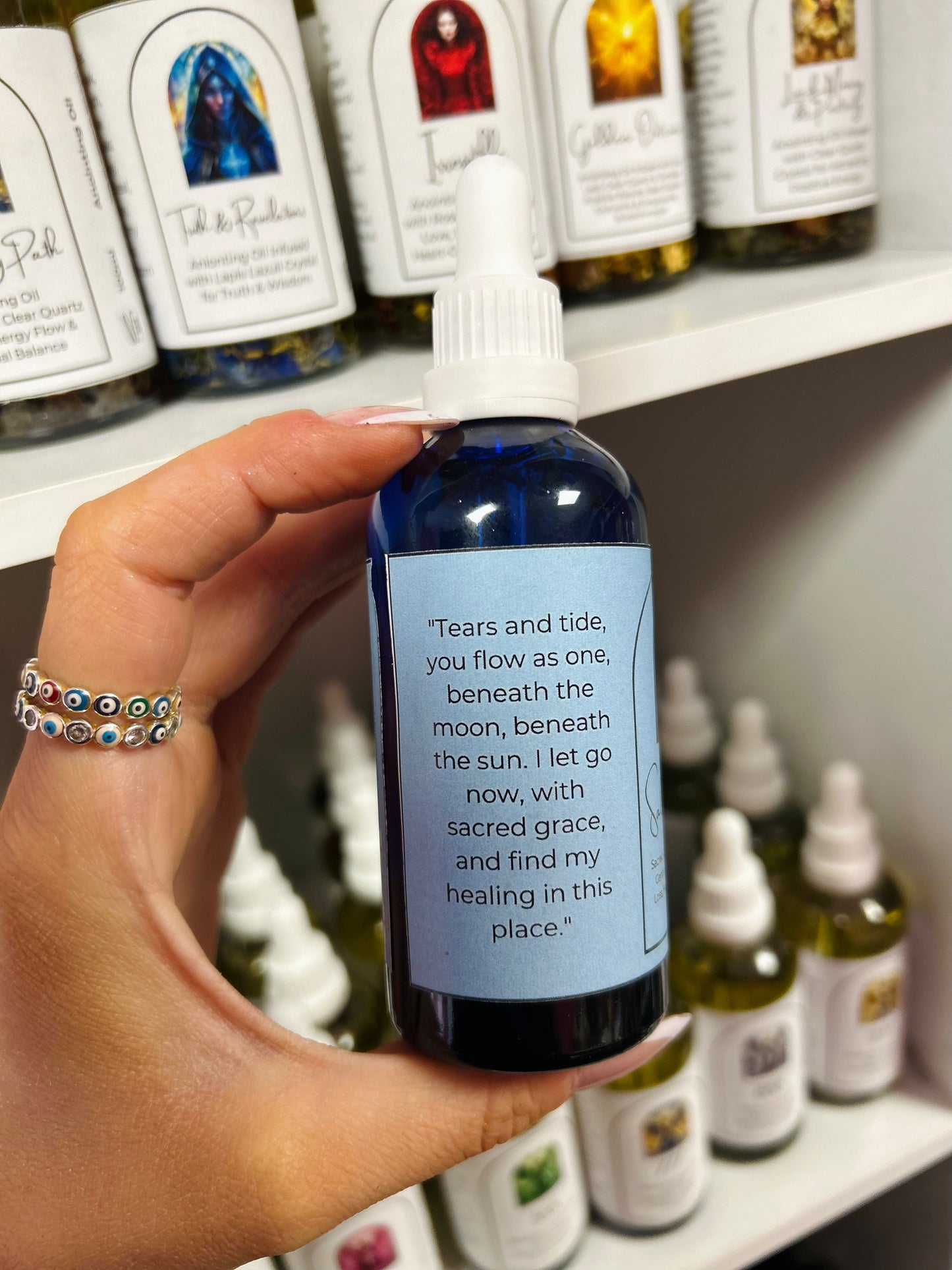 Salt of the Sea Ritual Oil – Gentle Spell Oil for Sacred Grieving, Emotional Release & Letting Go