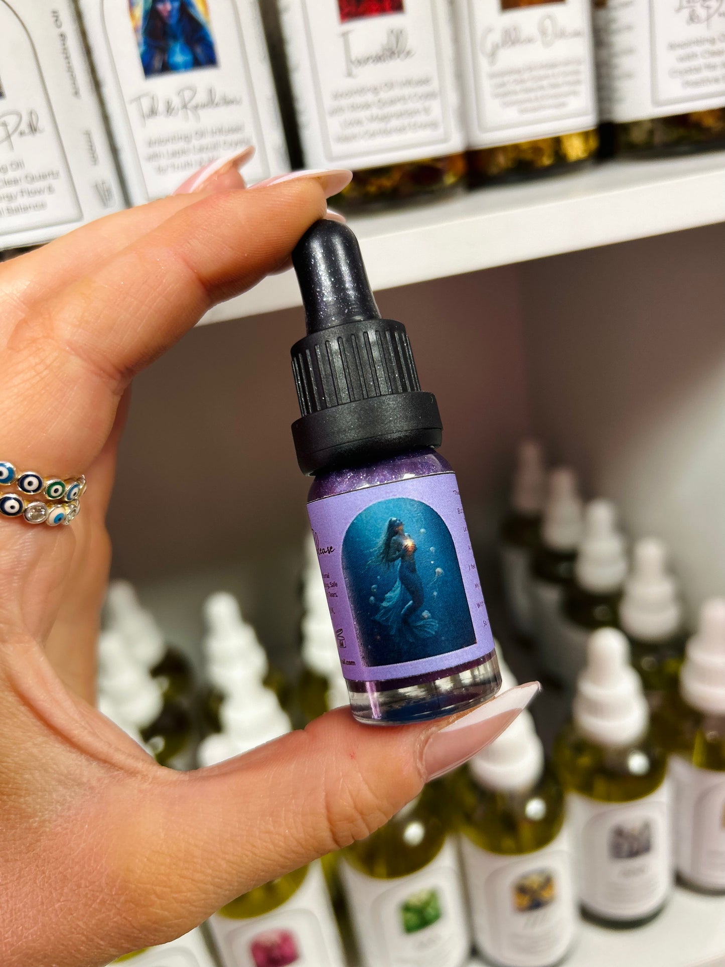 Sacred Release 10ml Intention Oil – Heart Healing, Grief, and Emotional Surrender | Pocket-Sized Spell Oil