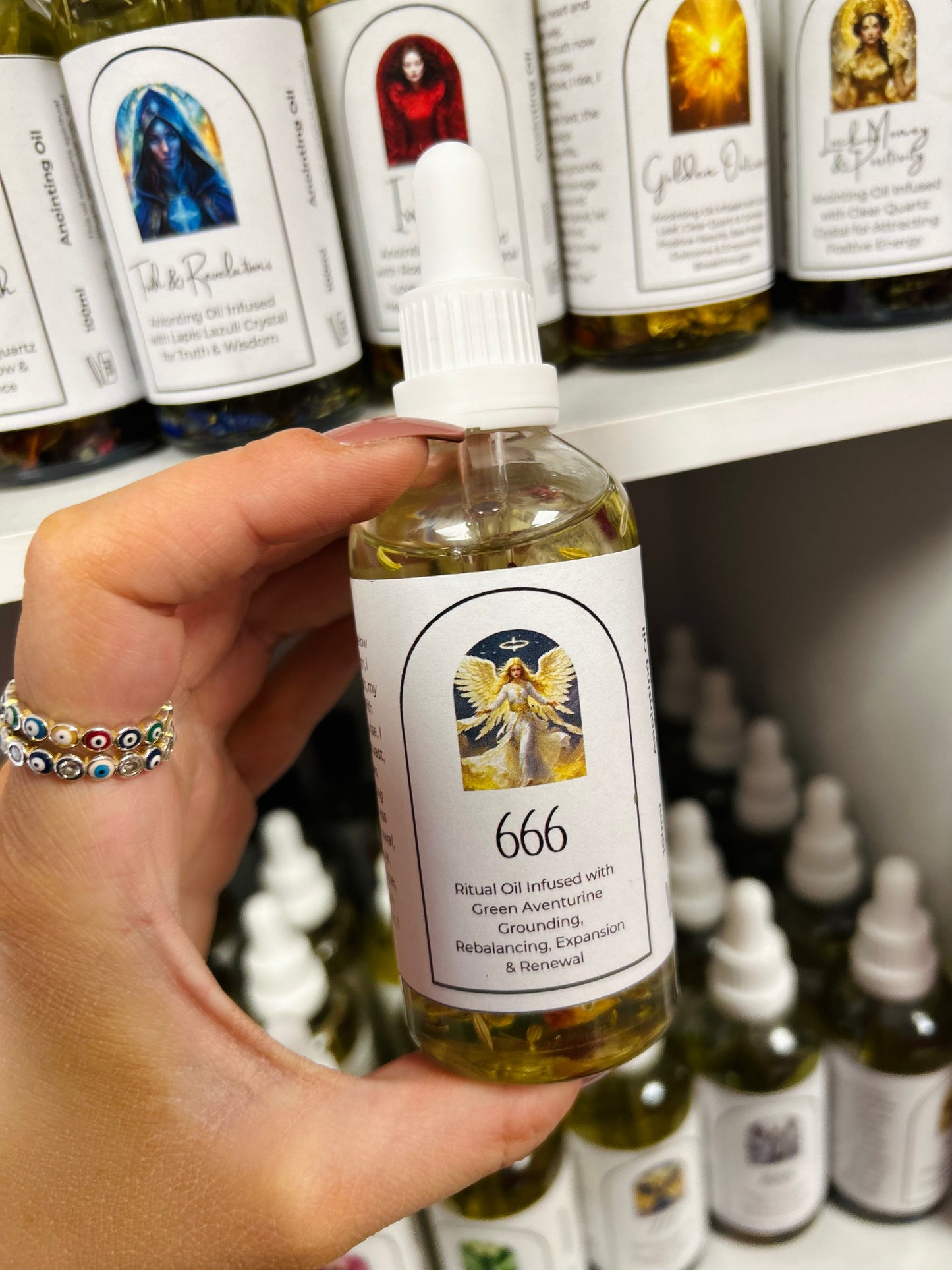 666 Angel Number Spell Oil - Healing, Harmony & Energetic Balance