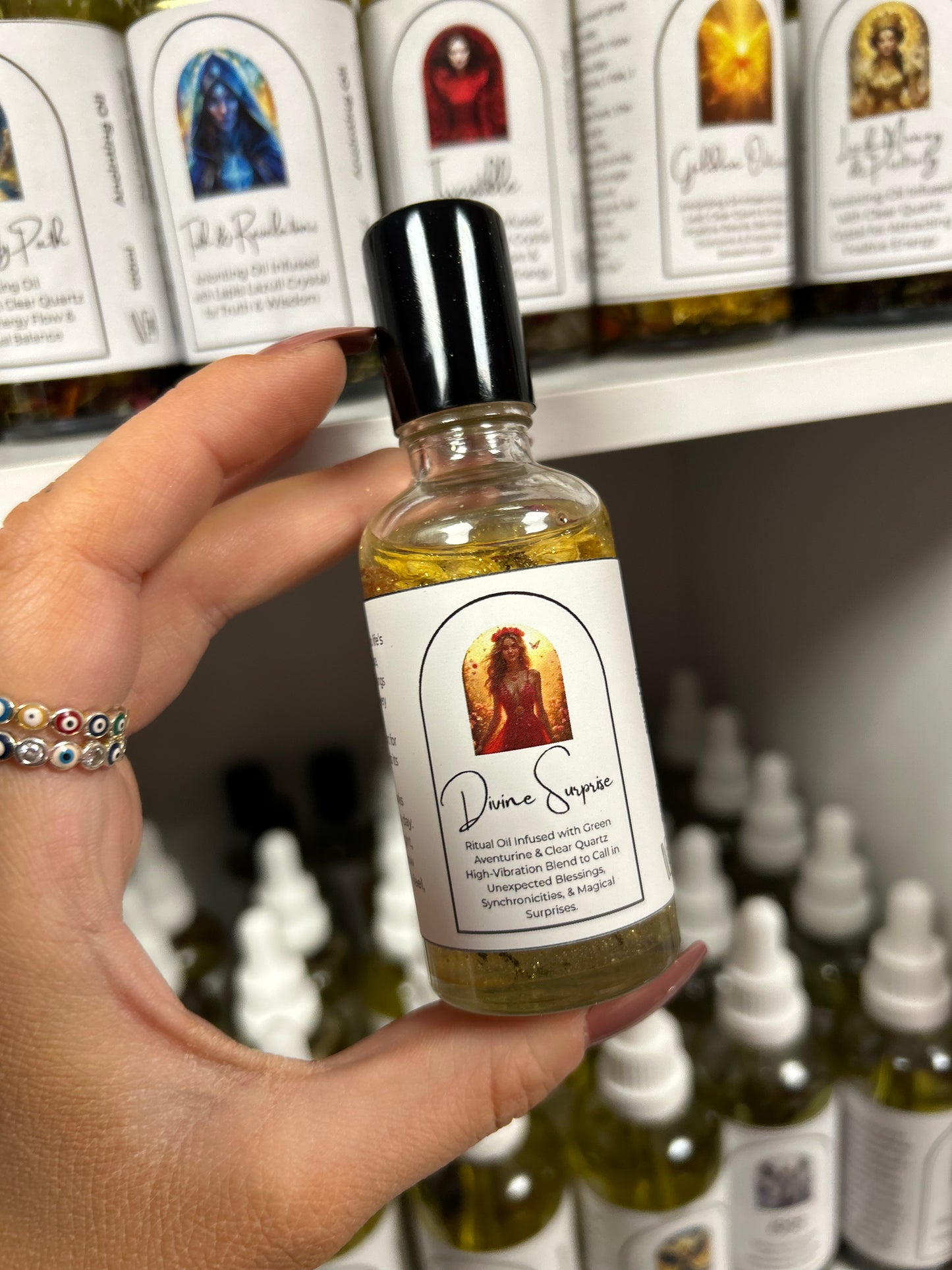 Divine Surprise Spell Oil - Synchronicity, Magic & Unexpected Blessings