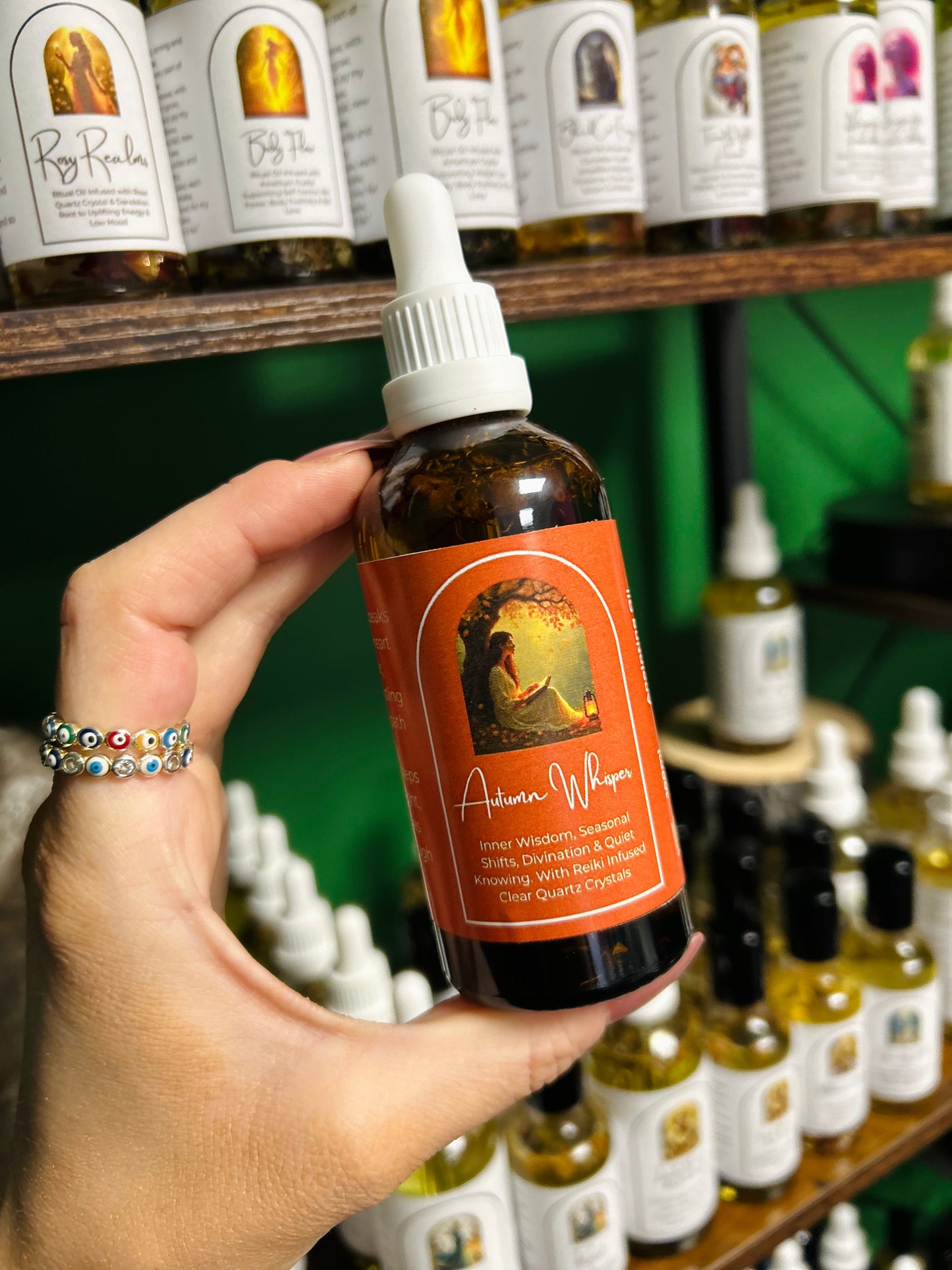 Autumn Whispers Frequency Oil - Inner Wisdom, Seasonal Shifts, Divination, Intuition, Fall Equinox Magic