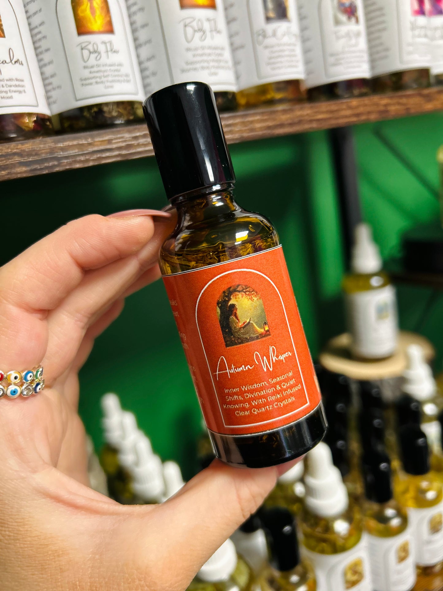 Autumn Whispers Frequency Oil - Inner Wisdom, Seasonal Shifts, Divination, Intuition, Fall Equinox Magic