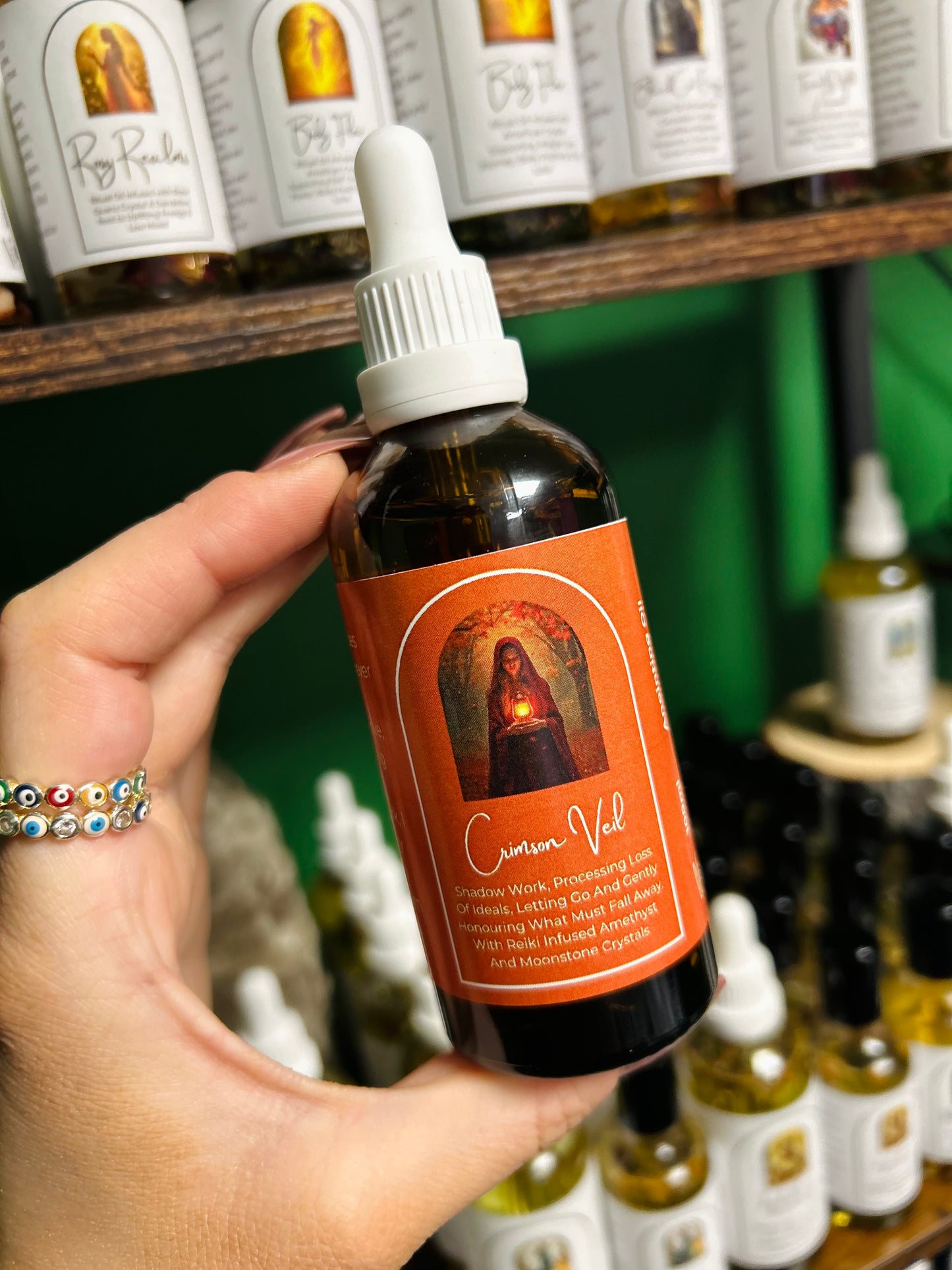 Crimson Veil Frequency Oil - Shadow Work, Processing Loss Of Ideals, Letting Go & Energetic Closure