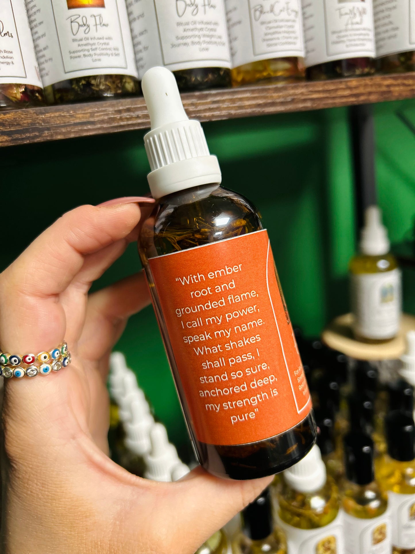 Ember Root Frequency Oil - Anchoring During Change, Stability, Restoring Courage, Strengthening Root Chakra, Inner Strength & Resilience