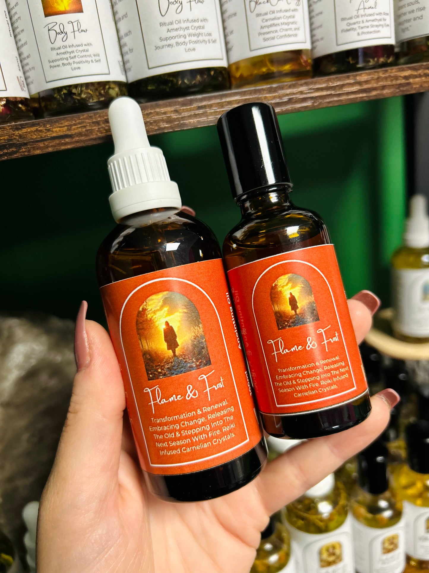 Flame and Frost Frequency Oil - Change, Release and Renewal, Transformation, Releasing the Old, Energy Clearing