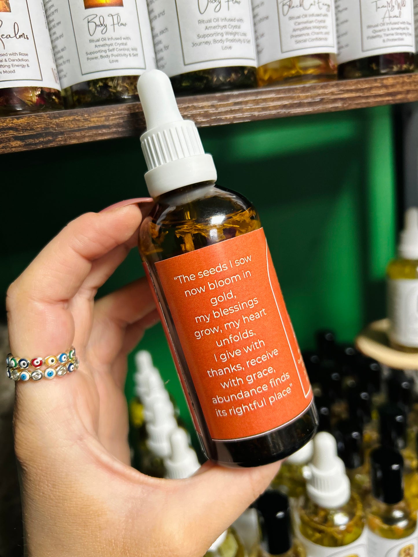 Harvest Gold Frequency Oil - Abundance and Gratitude, Reaping Your Growth, Seasonal Gratitude & Prosperity, Autumn Blessings