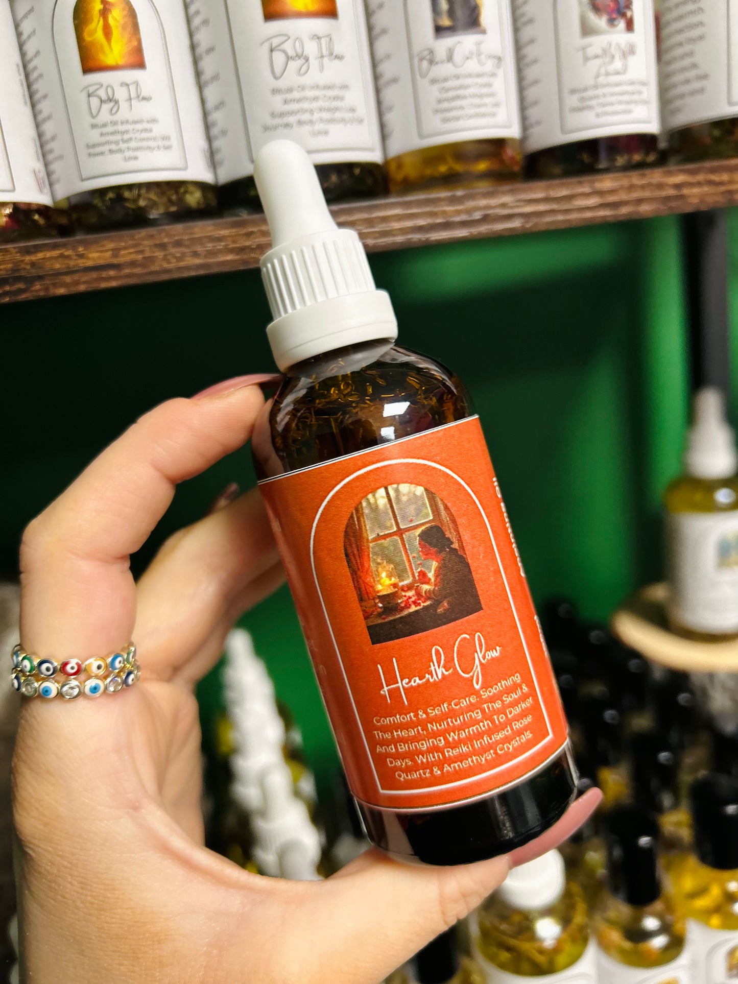 Hearth Glow Frequency Oil - Self Care and Comfort, Cosy Ritual, Soothing the Heart, Nurturing the Soul & Bringing Warmth to Darker Days