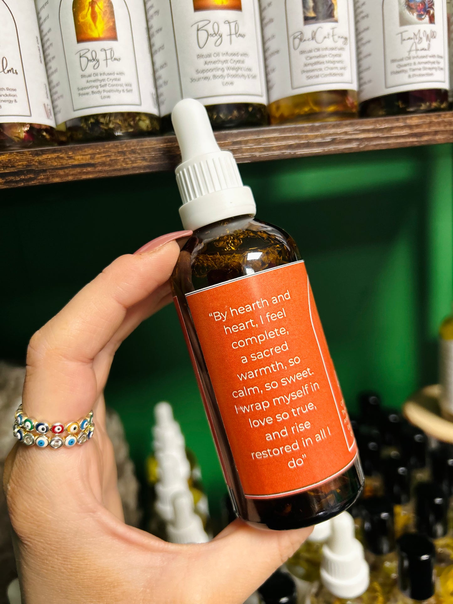 Hearth Glow Frequency Oil - Self Care and Comfort, Cosy Ritual, Soothing the Heart, Nurturing the Soul & Bringing Warmth to Darker Days