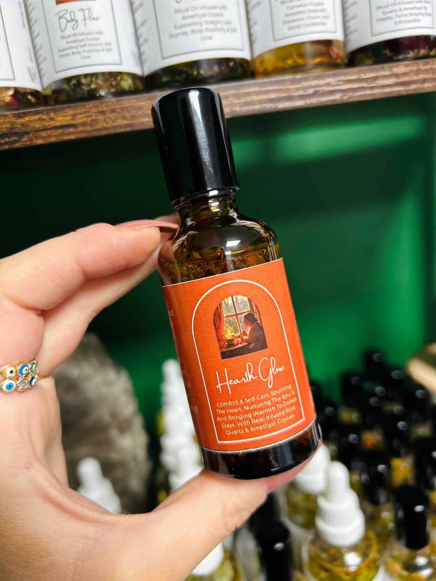 Hearth Glow Frequency Oil - Self Care and Comfort, Cosy Ritual, Soothing the Heart, Nurturing the Soul & Bringing Warmth to Darker Days