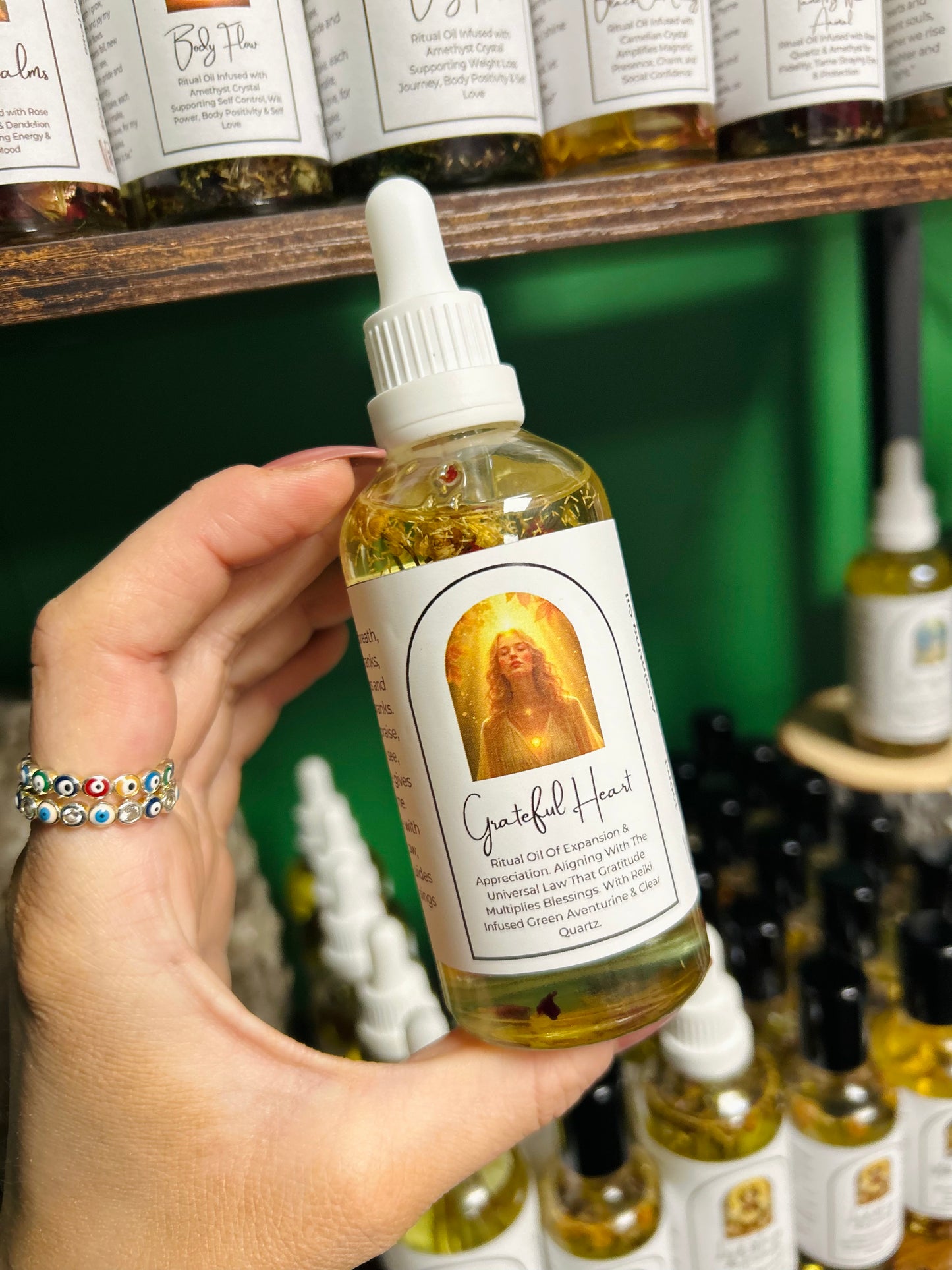 Grateful Heart Ritual Oil – Gratitude Multiplies Blessings, Abundance, Energetic Expansion, Law of Attraction, Heart-Centred Magic