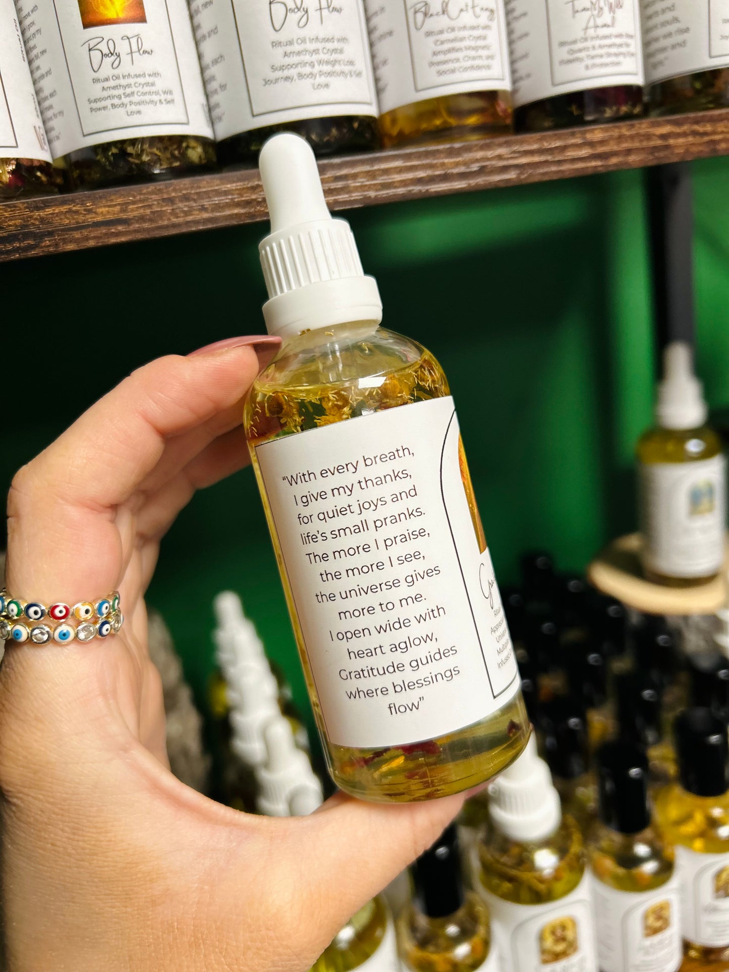 Grateful Heart Ritual Oil – Gratitude Multiplies Blessings, Abundance, Energetic Expansion, Law of Attraction, Heart-Centred Magic