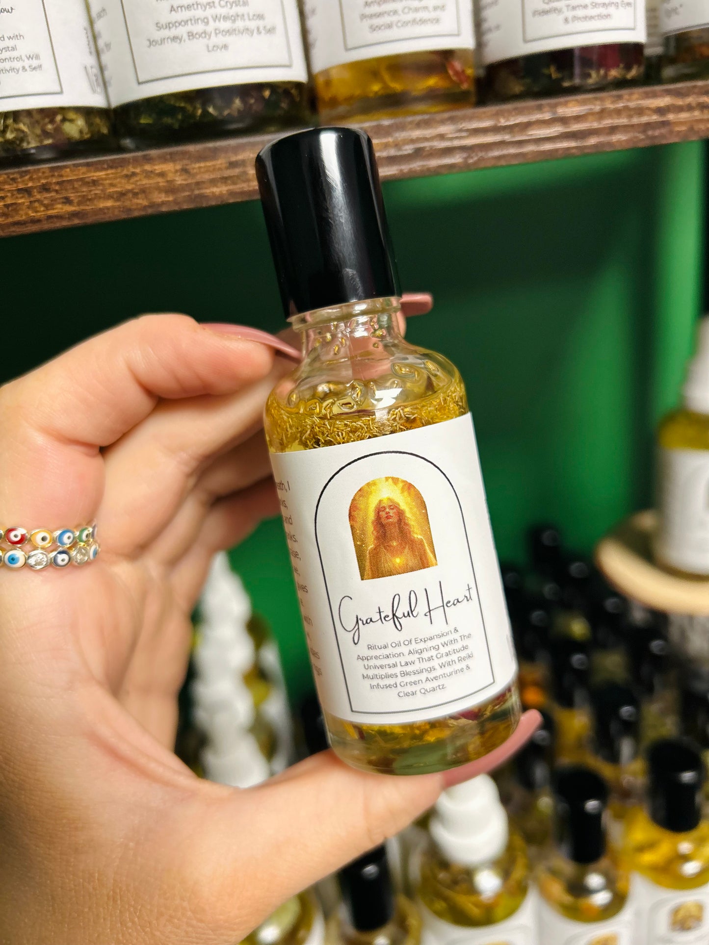 Grateful Heart Ritual Oil – Gratitude Multiplies Blessings, Abundance, Energetic Expansion, Law of Attraction, Heart-Centred Magic