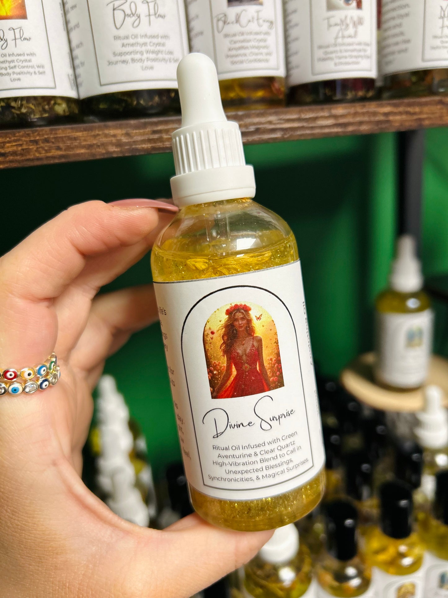 Divine Surprise Spell Oil - Synchronicity, Magic & Unexpected Blessings