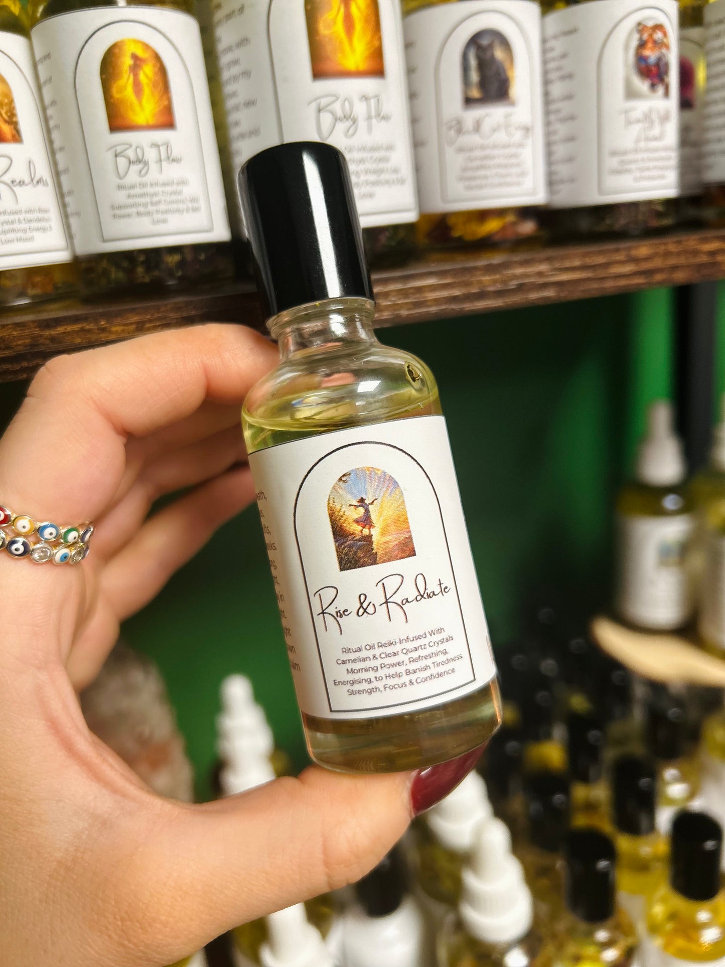 Rise & Radiate Ritual Oil – Morning Ritual, Energy & Motivation, Confidence, Focus & Banish Tiredness