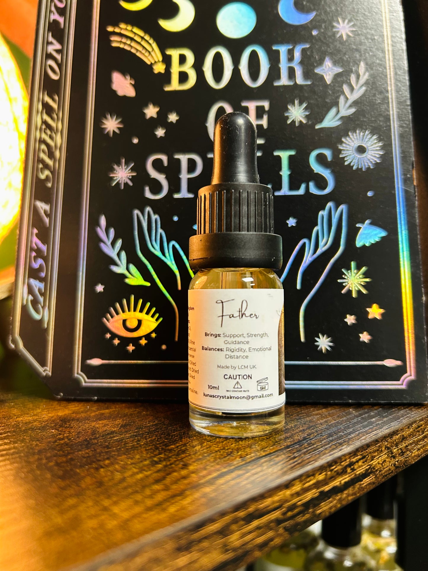 Father – Harmony Blend Anointing Oil (10ml) for Strength, Support, Guidance & Healing Emotional Distance