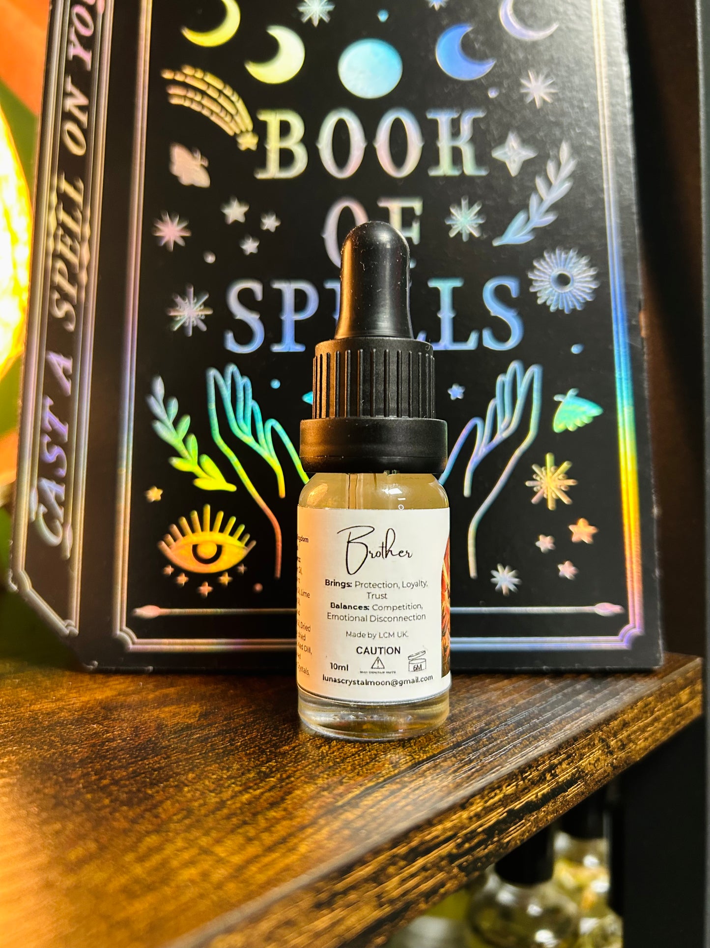 Brother – Harmony Blend Anointing Oil (10ml) for Protection, Loyalty, Trust & Emotional Connection