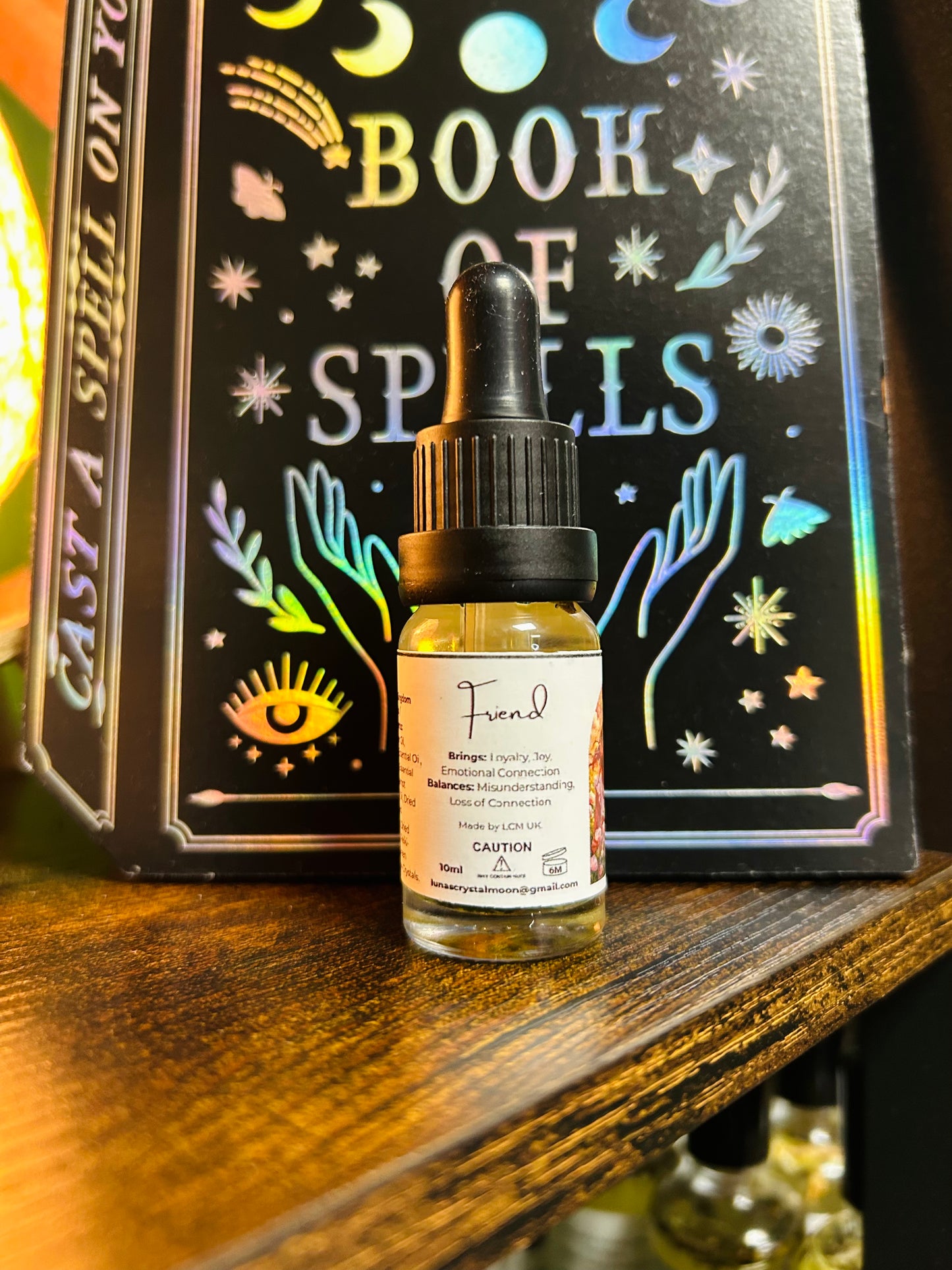 Friend – Harmony Blend Anointing Oil (10ml) for Loyalty, Joy, Emotional Connection & Healing Disconnection