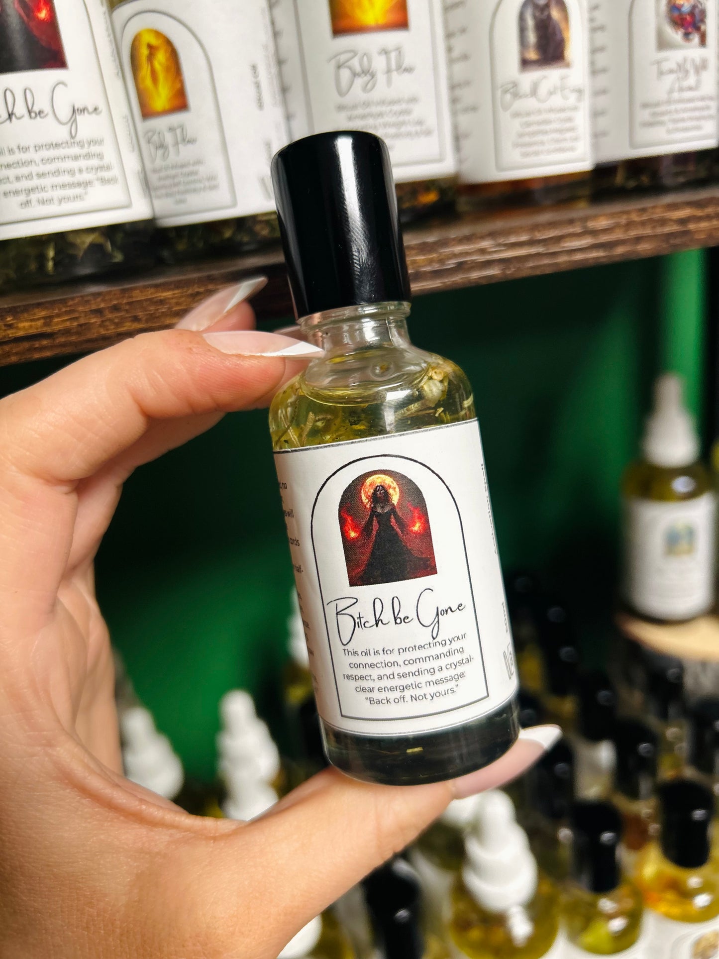 B**ch Be Gone Spell Oil - Commanding Respect, Connection & Relationship Protection