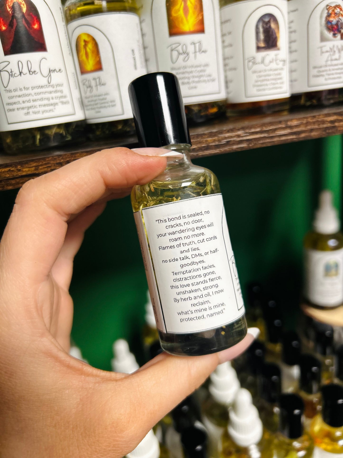 B**ch Be Gone Spell Oil - Commanding Respect, Connection & Relationship Protection