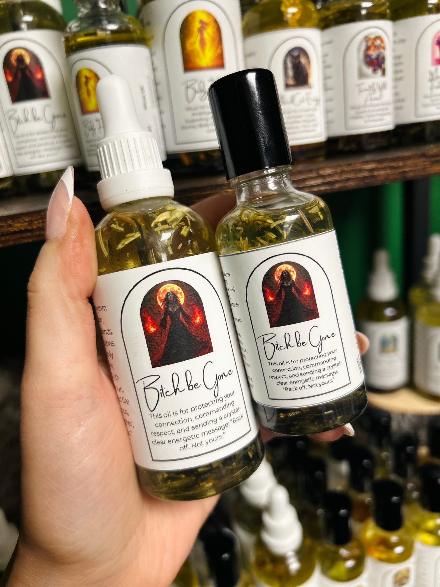 B**ch Be Gone Spell Oil - Commanding Respect, Connection & Relationship Protection
