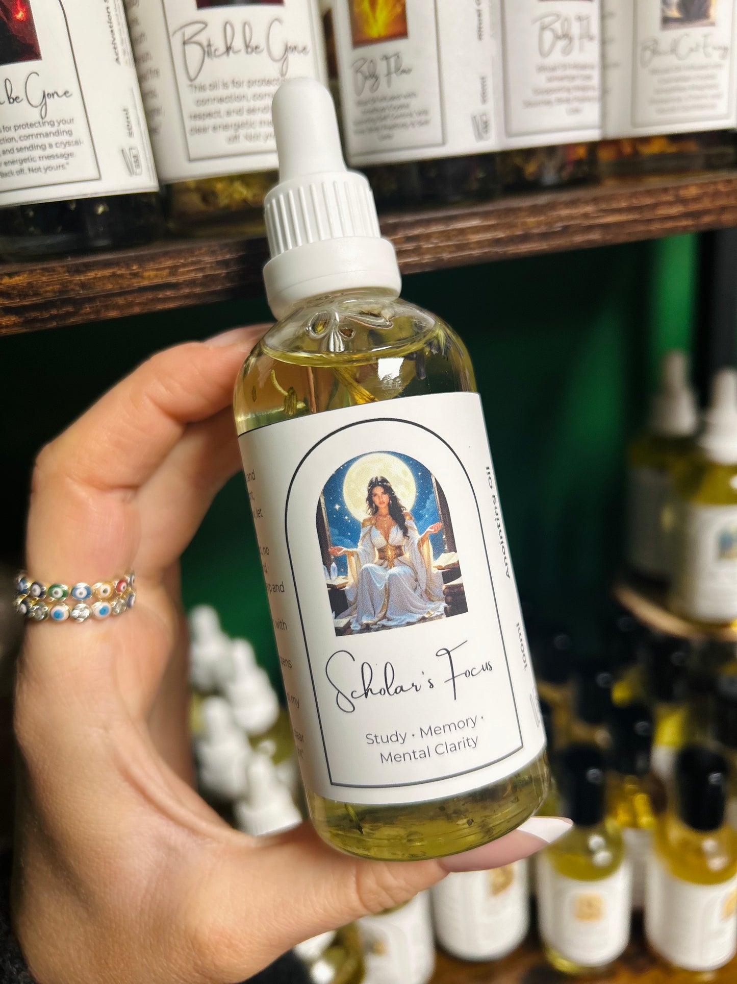 Scholar's Focus Spell Oil - Study, Memory & Mental Clarity