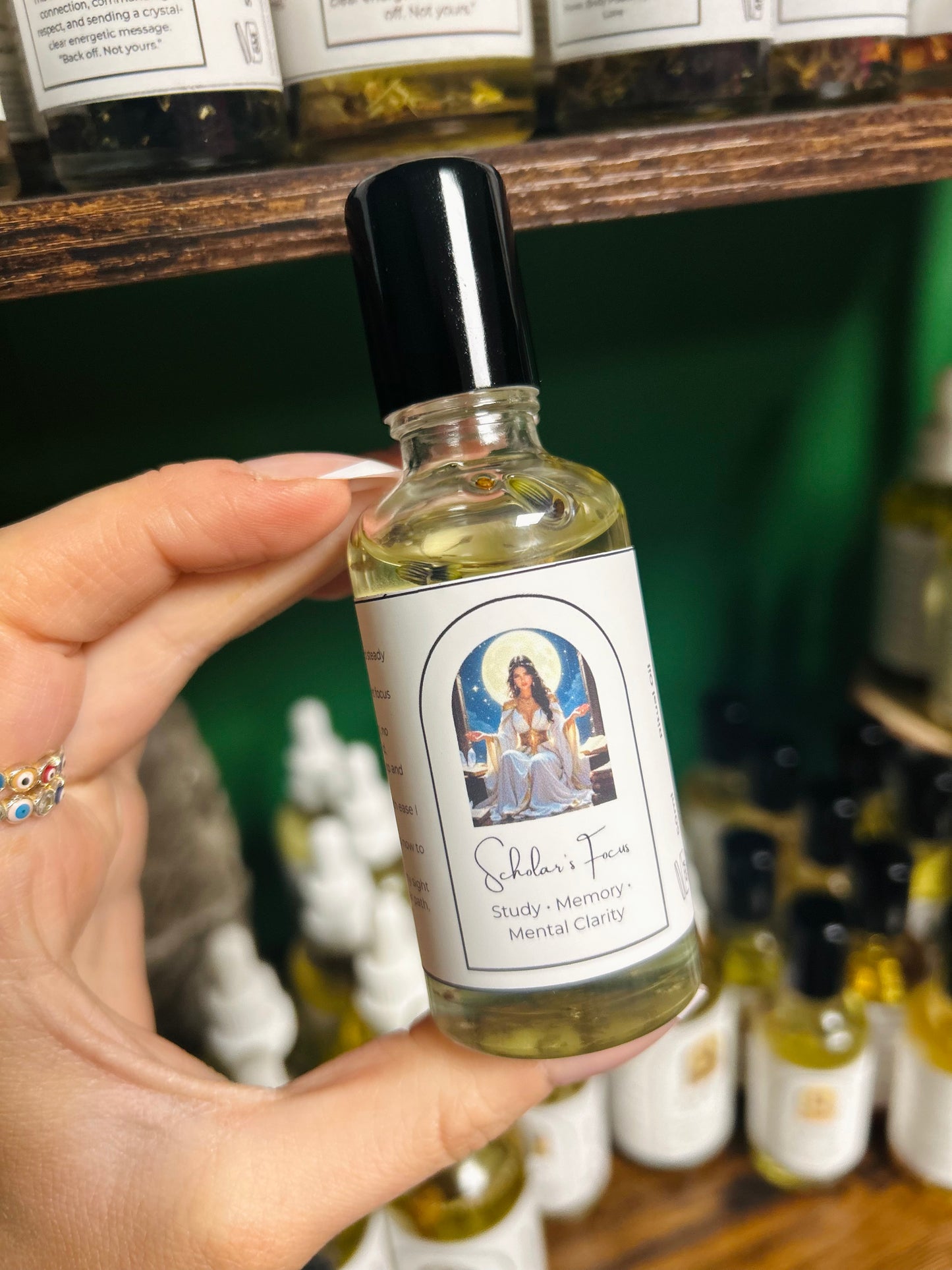 Scholar's Focus Spell Oil - Study, Memory & Mental Clarity