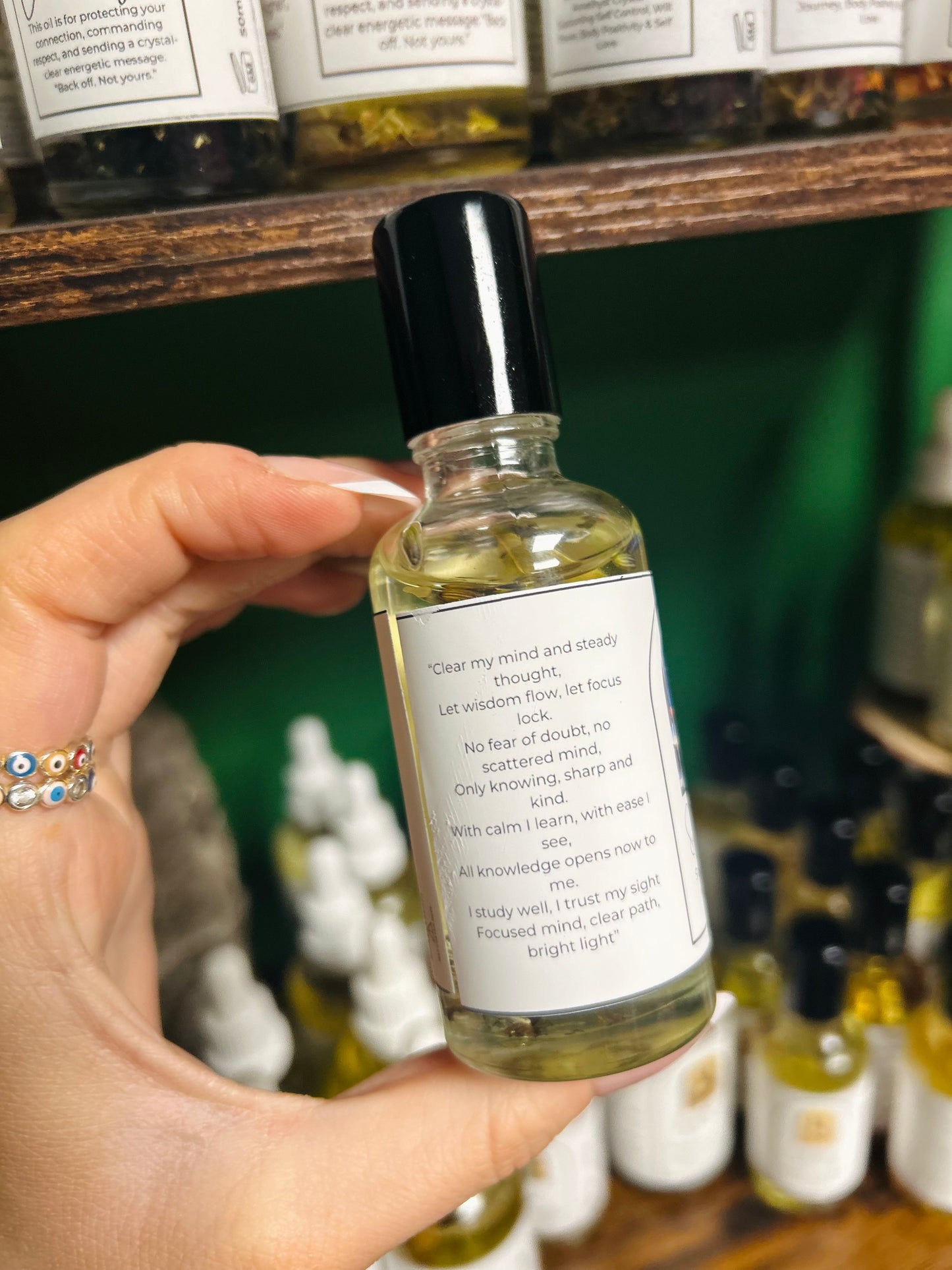 Scholar's Focus Spell Oil - Study, Memory & Mental Clarity