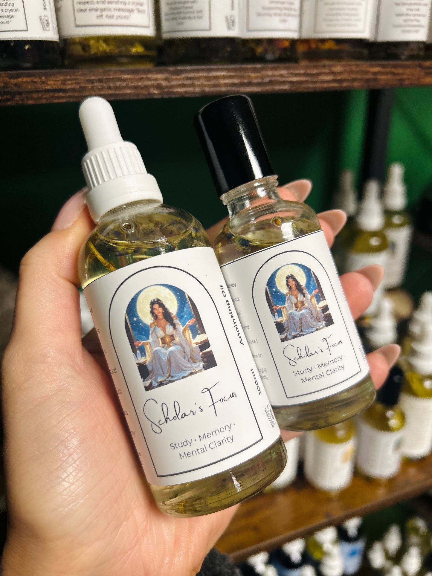 Scholar's Focus Spell Oil - Study, Memory & Mental Clarity
