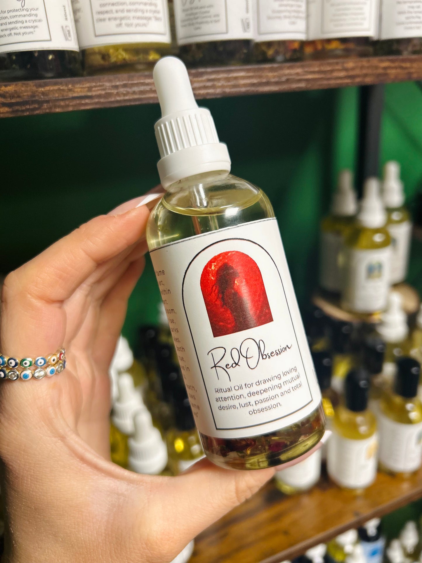 Red Obsession Spell Oil - Desire, Attraction & Obsession