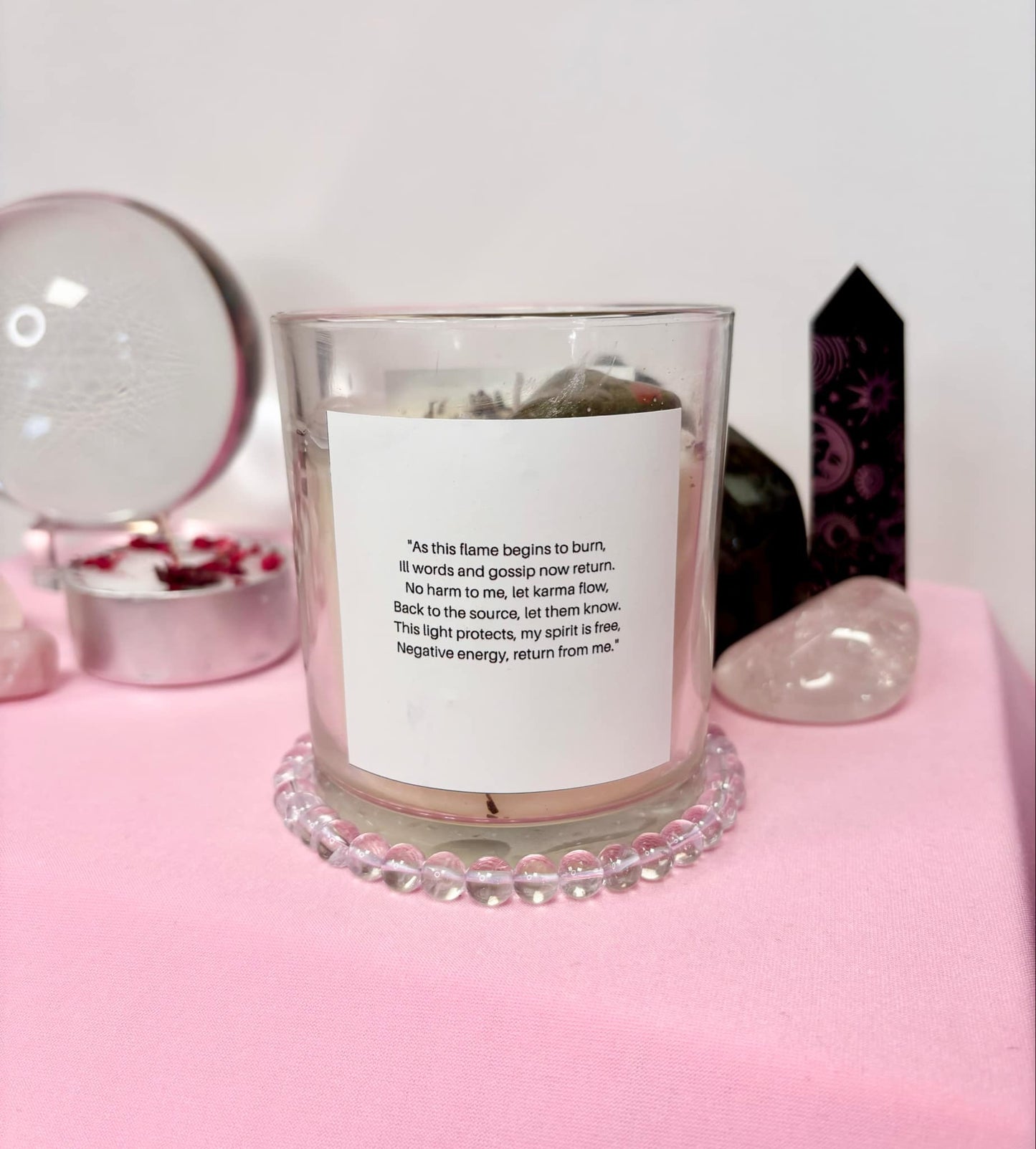 Claim Crystal Candle - as selected on live or per request