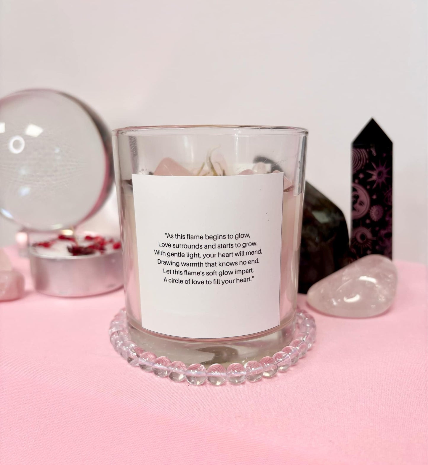 Claim Crystal Candle - as selected on live or per request