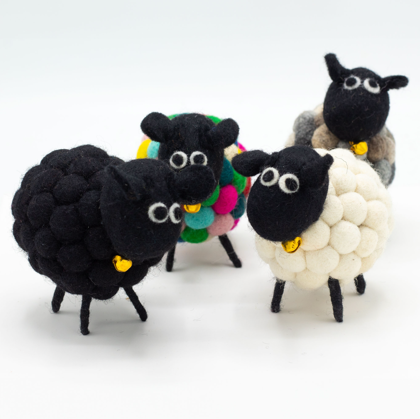 Handmade Felt Sheep Companions – Carriers of Energy & Intention